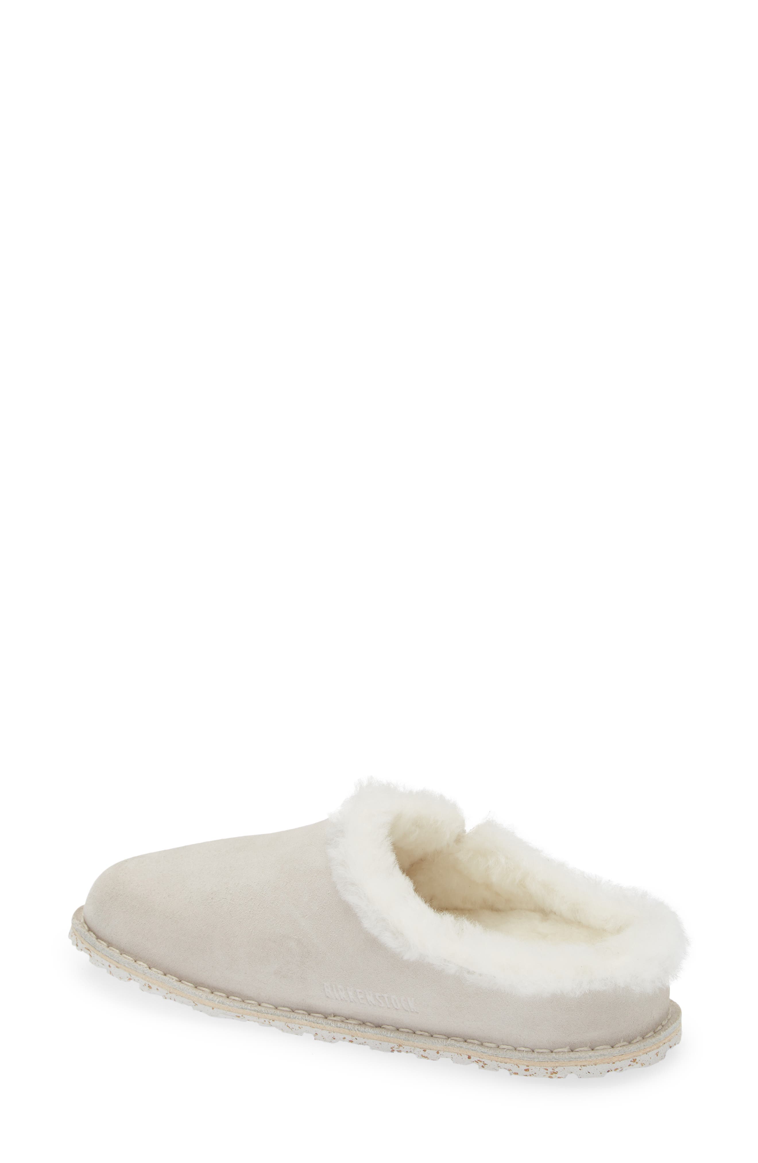 Birkenstock Zermatt Genuine Shearling Lined Slipper, Alternate, color, White