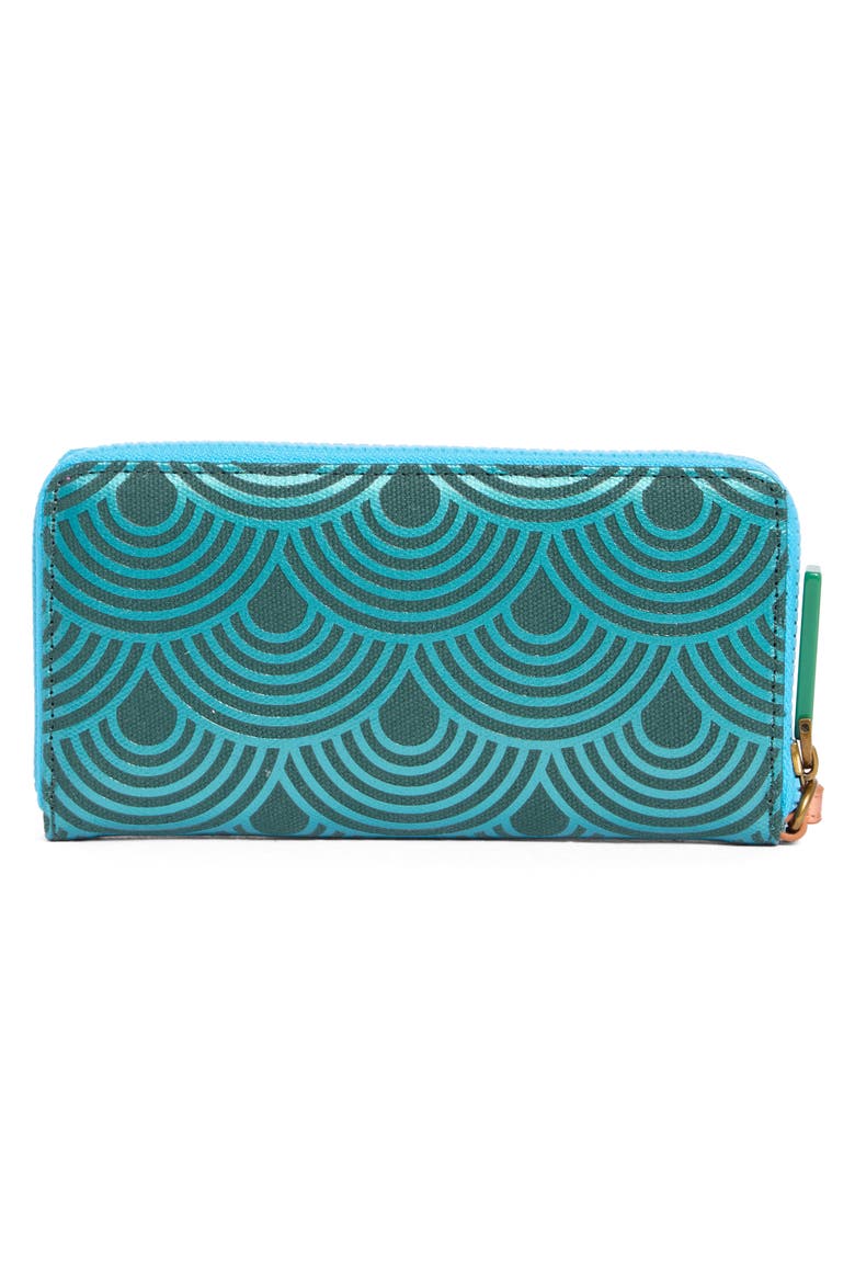 Southbank Zip Around Wallet, Alternate, color, TEAL