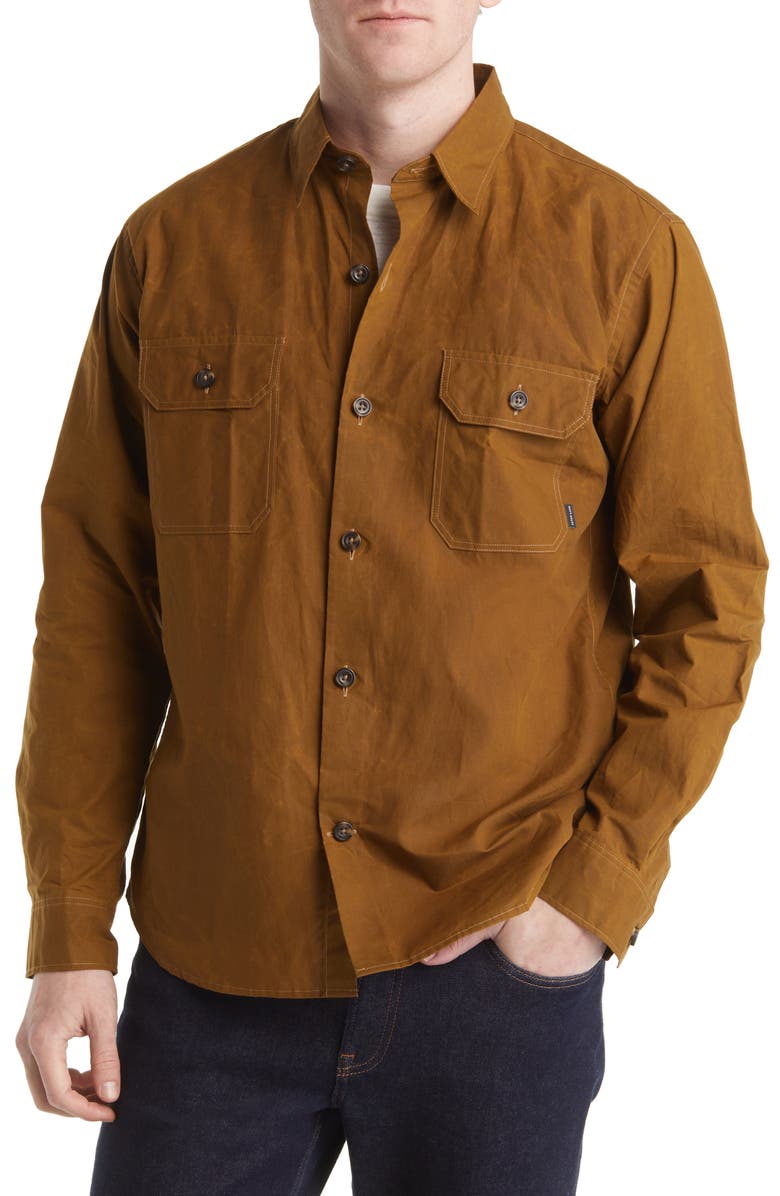 Alton Lane Cooper Dry Waxed Cotton Shirt Jacket, Alternate, color, 