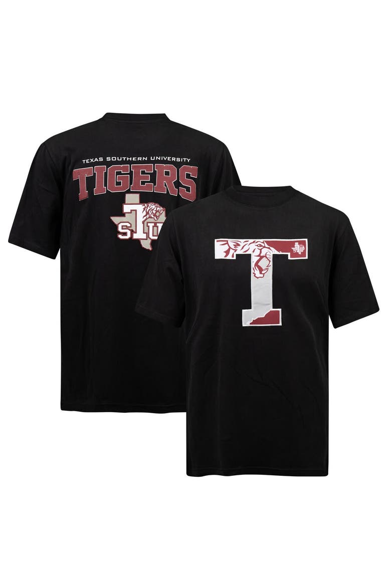 Men's FISLL Black Texas Southern Tigers Applique T-Shirt, Alternate, color, Black