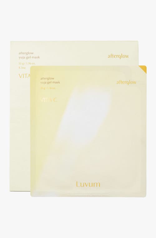Luvum Afterglow Yuja Gel Mask
