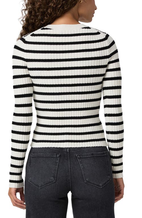 Paige Beatrice Stripe Long Sleeve Shirt In Multi