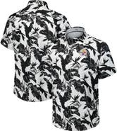 Tommy Bahama Men's Tommy Bahama Black Pittsburgh Steelers Sunnyvale Blooms Camp Button-Up Shirt
