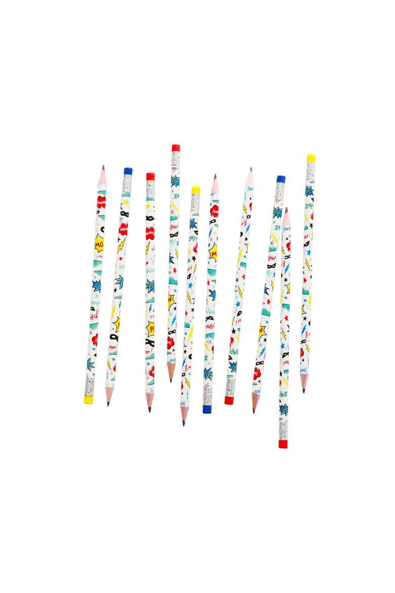 Back to School Superhero Pencil Set, Main, color, Assorted Pre-Pack