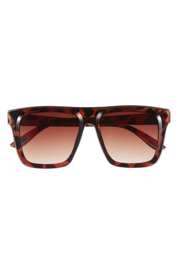 Vince Camuto Flat Top Sunglasses In Tortoise