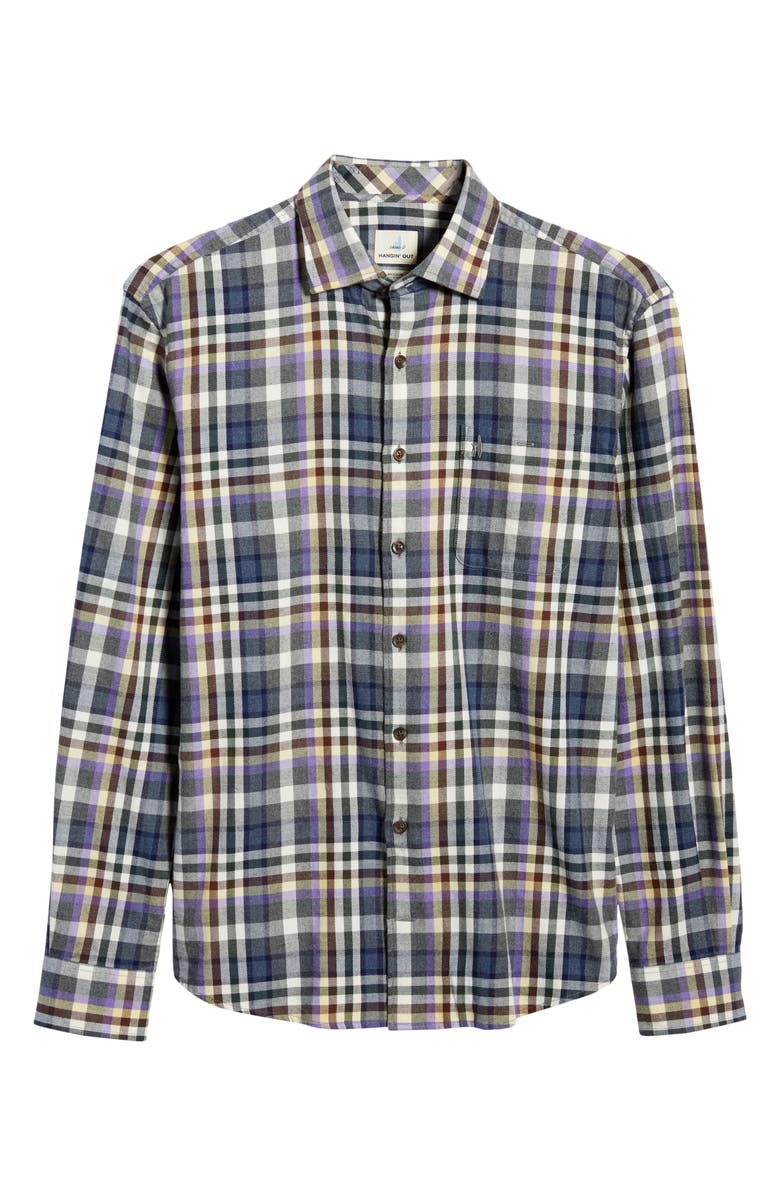johnnie-O Ervin Plaid Flannel Button-Down Shirt, Alternate, color, 