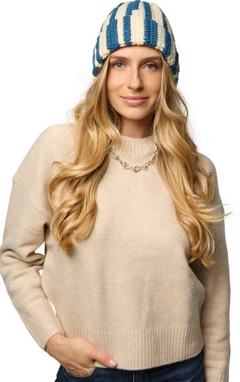 Two-Tone Slouchy Beanie