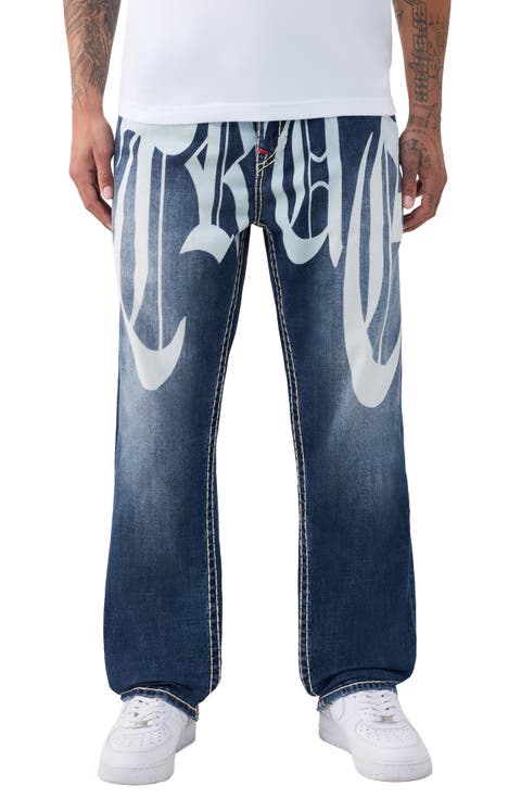 Bobby Super T Logo Baggy Jeans (Nocturne Drive)