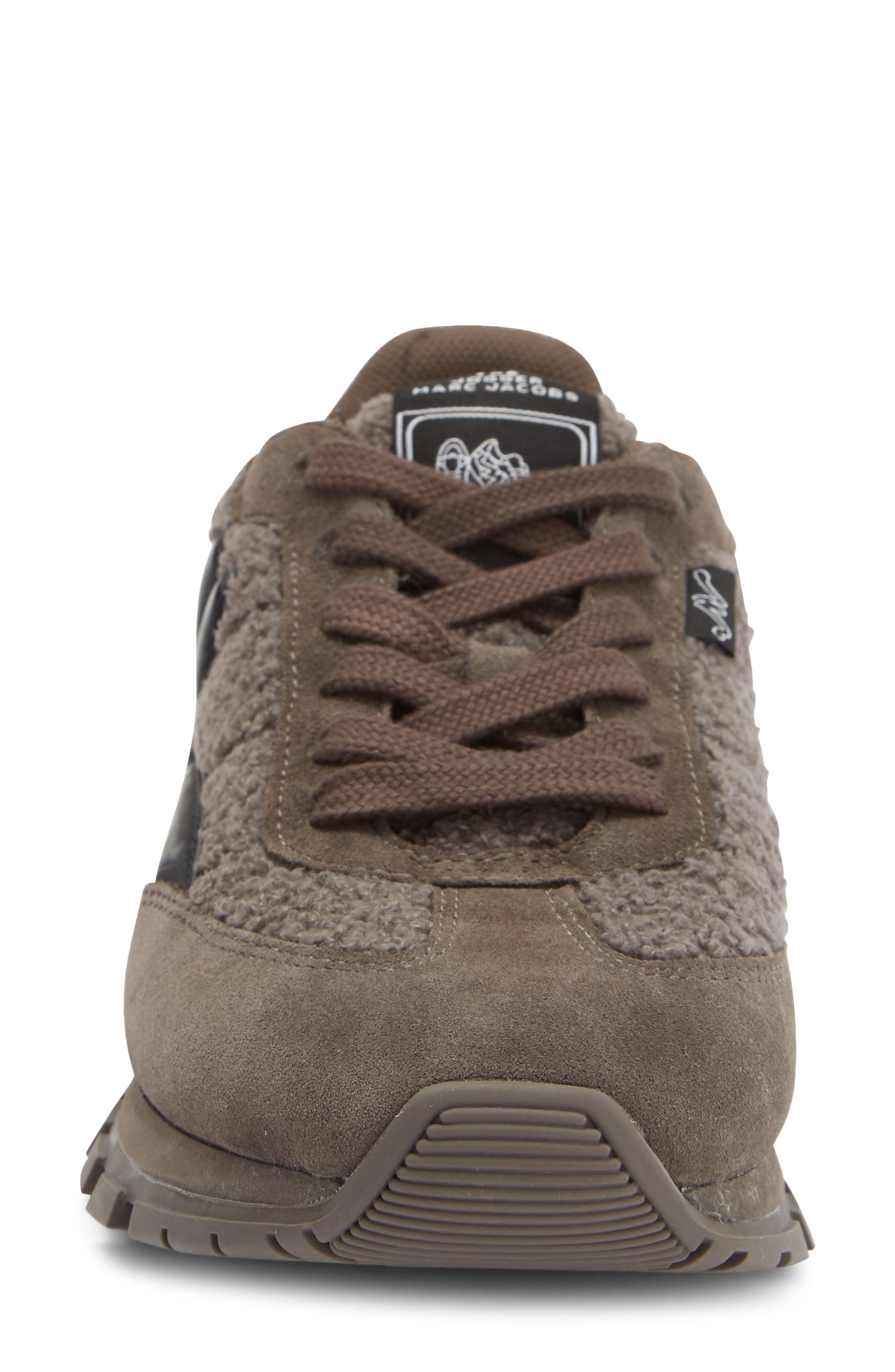 The Teddy Mixed Media Sneaker, Alternate, color, GREY