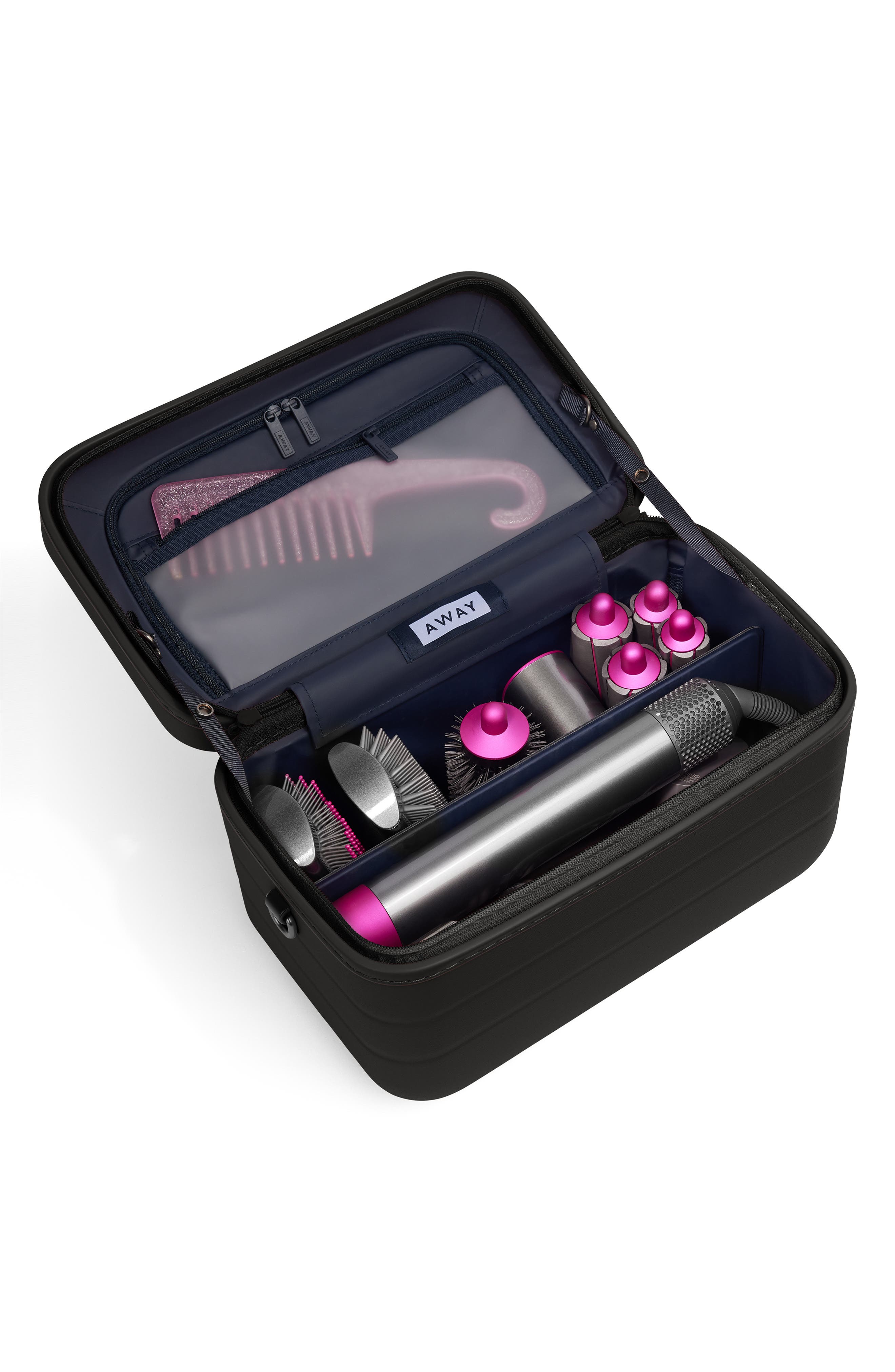 Away The Train Case, Alternate, color, Jet Black