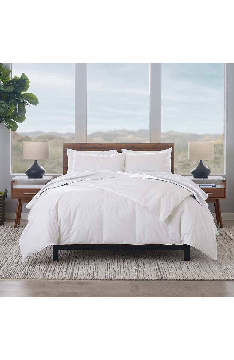 ELLA JAYNE HOME White Down All Season Comforter with 100% Certified RDS Down, Alternate, color, White