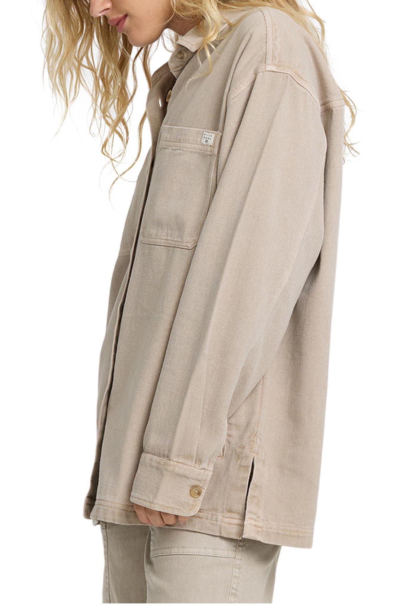 Billabong Washed Ashore 2 Cotton Shacket (Women) | Nordstrom