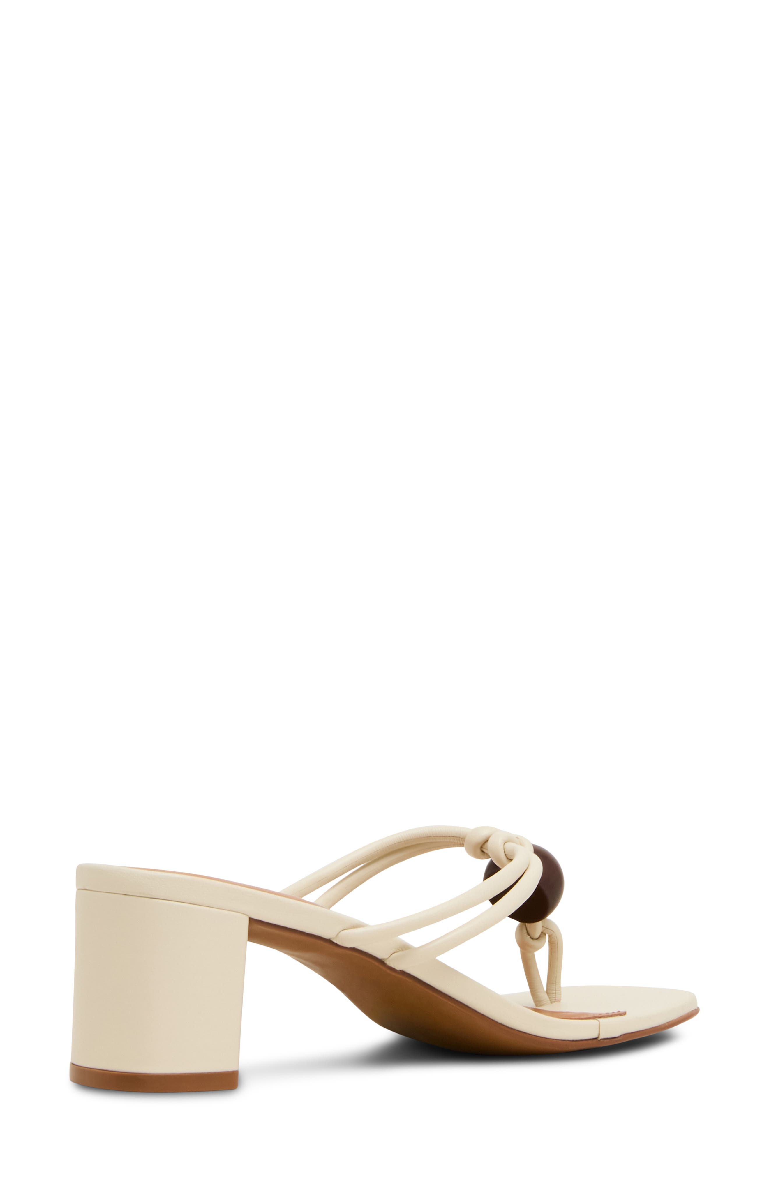 Steve Madden Remedy Block Heel Sandal, Alternate, color, Bone Leather