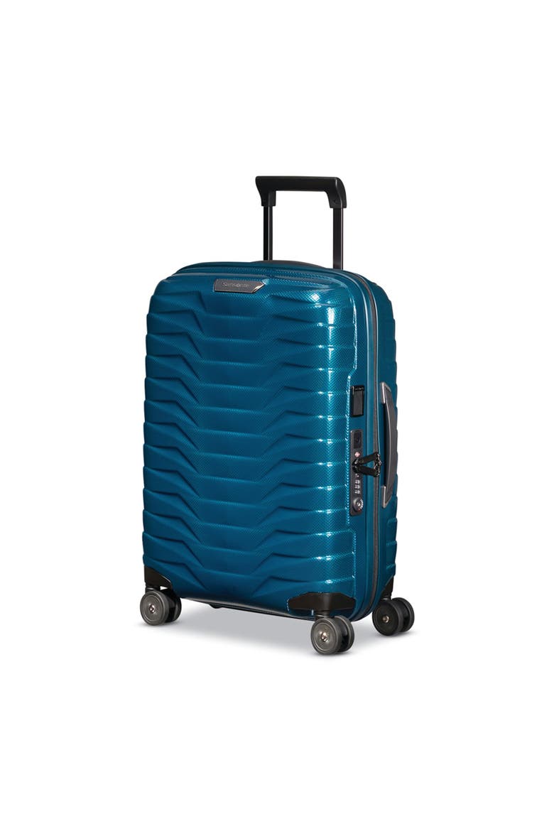 Proxis Global Hardside 22" Carry On Spinner Luggage, Main, color, Petrol Blue
