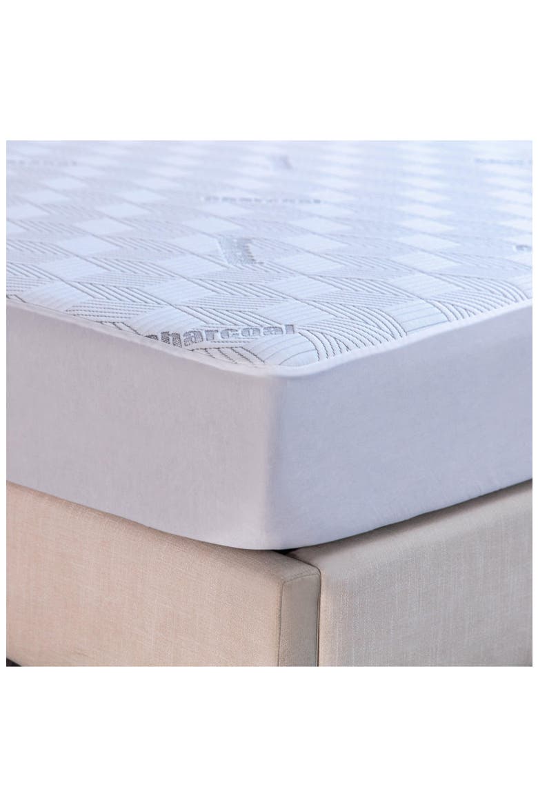 Charcoal Infused Mattress Topper, Alternate, color, NATURAL
