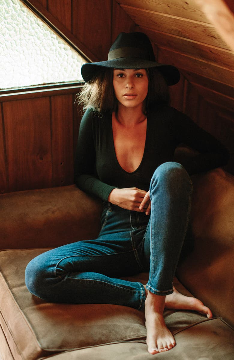 Brixton 'Piper' Floppy Wool Hat, Alternate, color, 