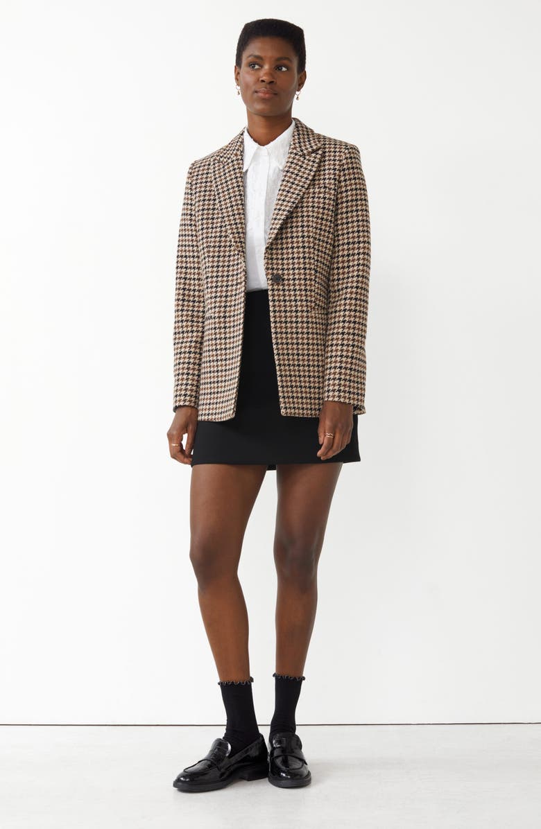 & Other Stories Houndstooth Blazer, Alternate, color, 