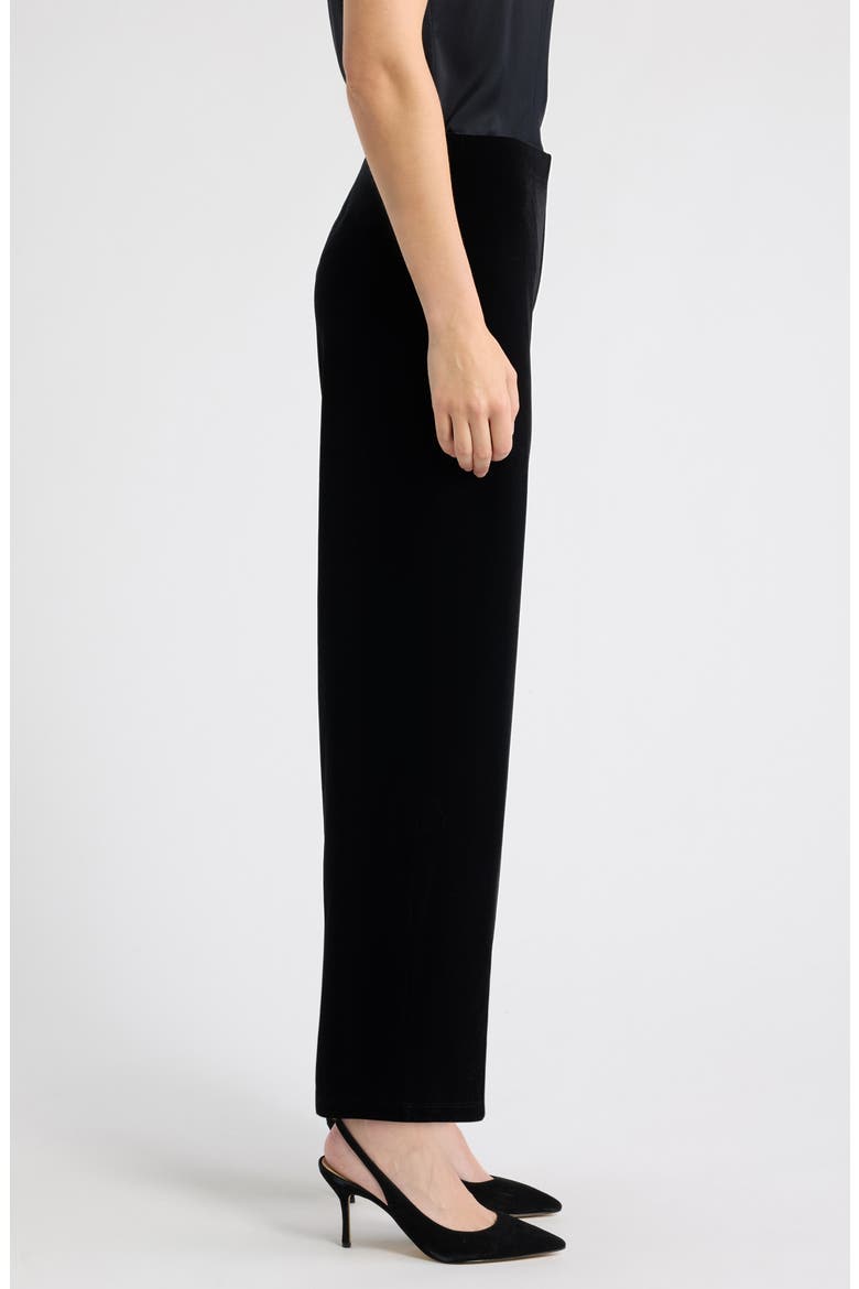 Pull-On Wide Leg Pants, Alternate, color, ANNE BLACK