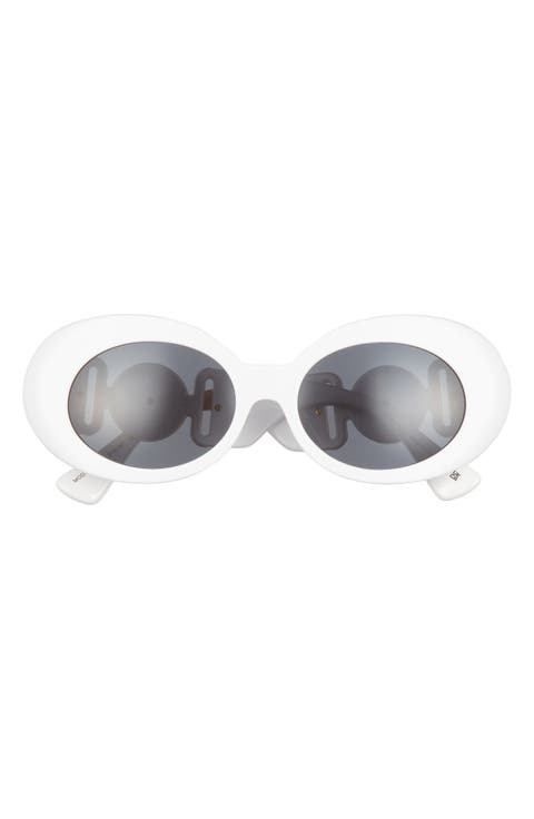 54mm Irregular Oval Sunglasses