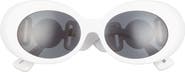 Versace 54mm Irregular Oval Sunglasses