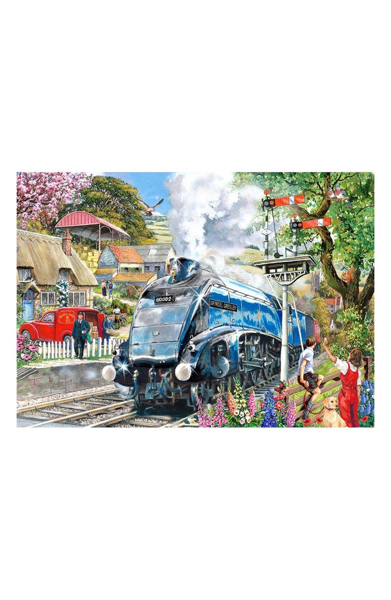 The House of Puzzles Knight Train Big 500-Piece Jigsaw Puzzle, Alternate, color, 