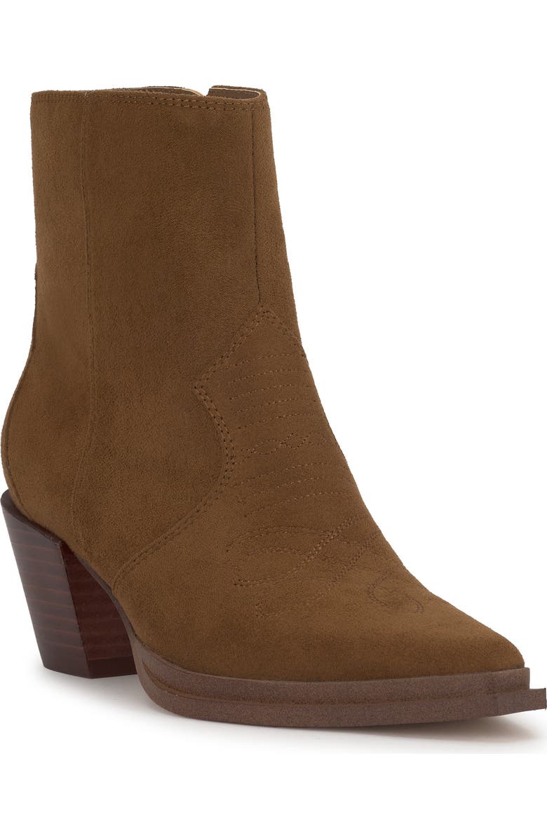 Jessica Simpson Helvona Pointed Toe Bootie, Main, color, Safari Brown