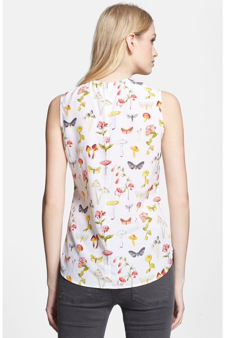 Print Silk Top, Alternate, color, BRIGHT WHITE MULTI