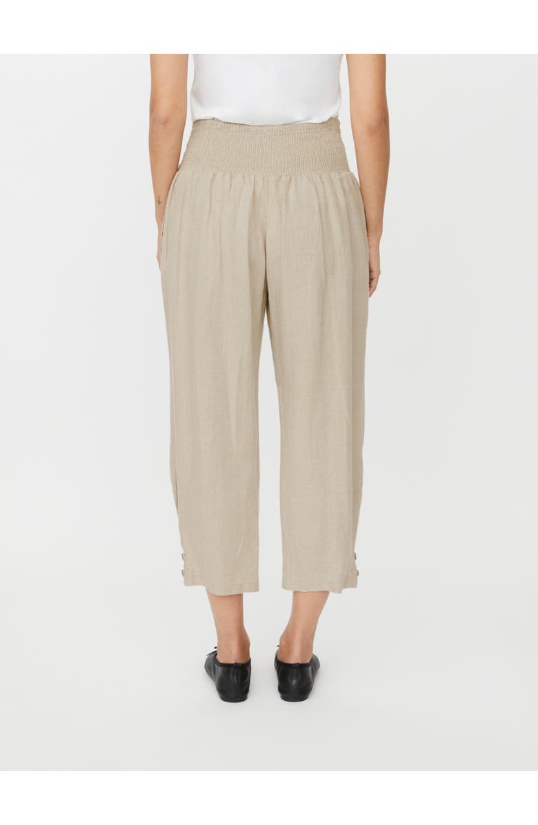 Masai Copenhagen MaPenna Cropped Linen Trousers, Alternate, color, Natural