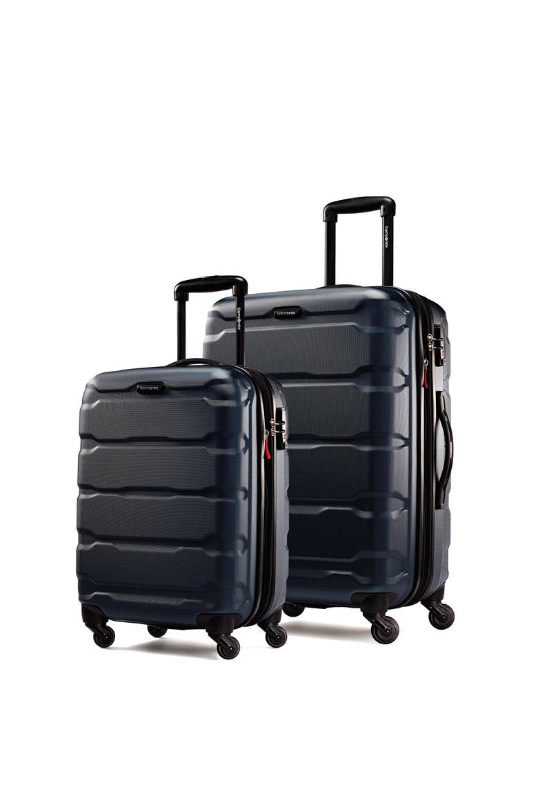 Omni PC Hardside Expandable (20"/28") 2 Piece Spinner Luggage Set, Main, color, Blue