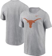 Nike Men's Nike Heather Gray Texas Longhorns Primetime Evergreen Logo T-Shirt