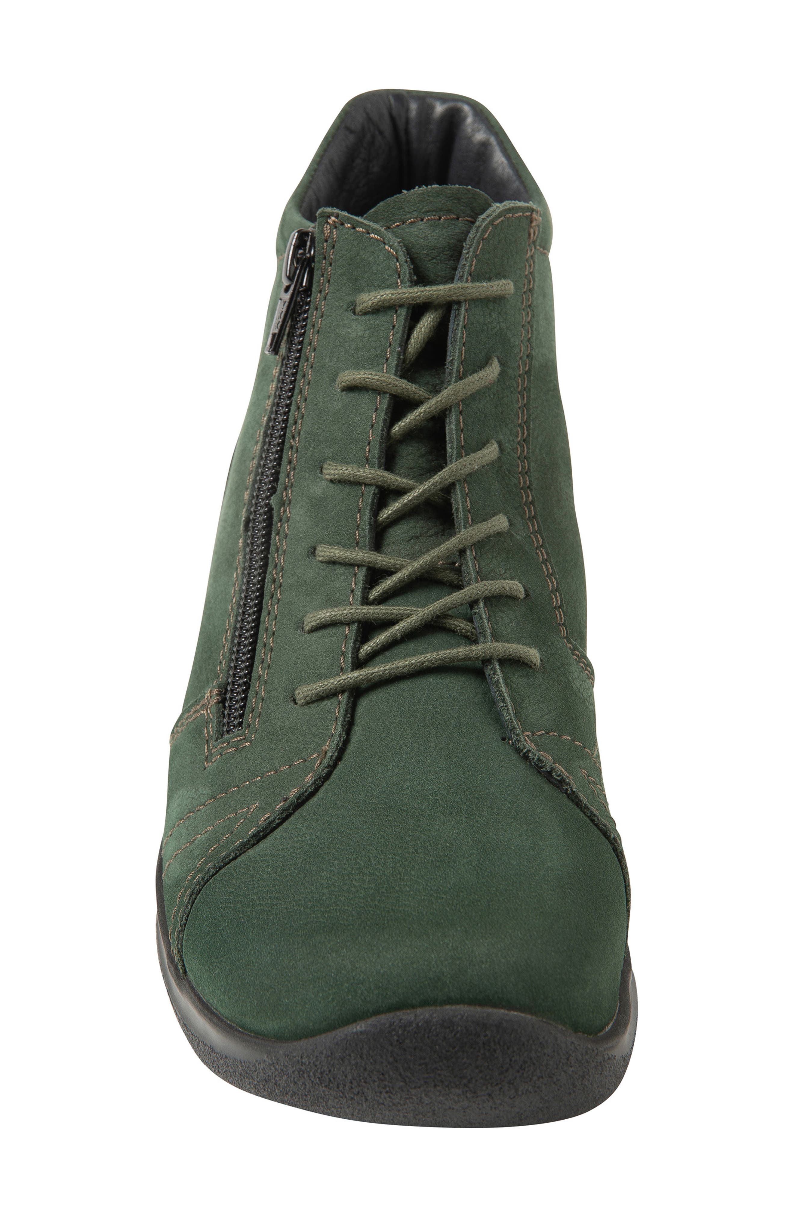 Why Leather Bootie, Alternate, color, PRIMAL GREEN