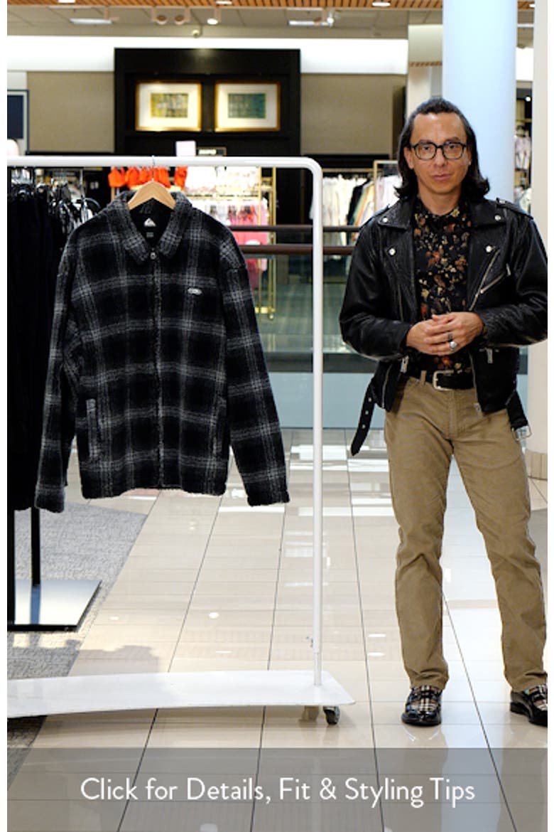 Deck Plaid Fleece Zip Jacket video