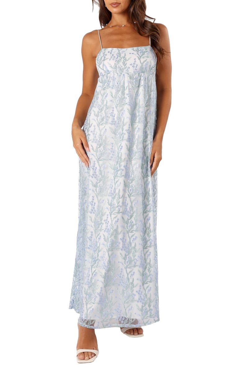 Petal & Pup Nolan Floral Embroidered Dress, Main, color, 