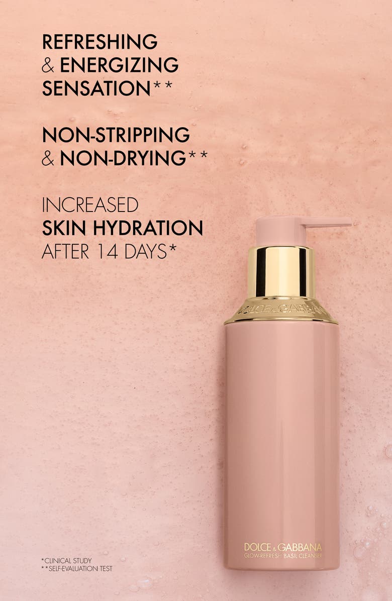Dolce&Gabbana Glow-Refresh Basil Cleanser, Alternate, color, 