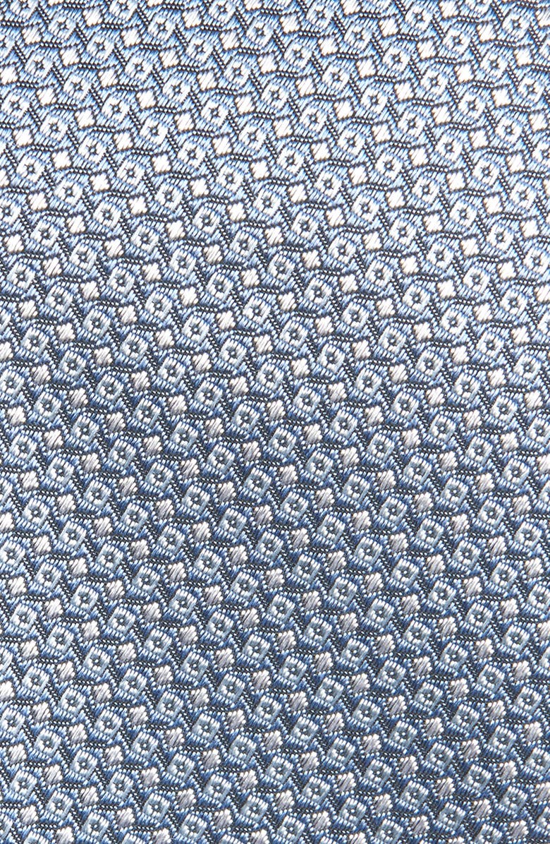 BOSS Silk Blend Jacquard Tie, Alternate, color, Light Pastel Purple/ Blue