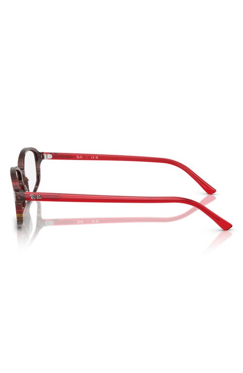 Ray Ban Ray-ban 54mm Irregular Optical Glasses In Violet