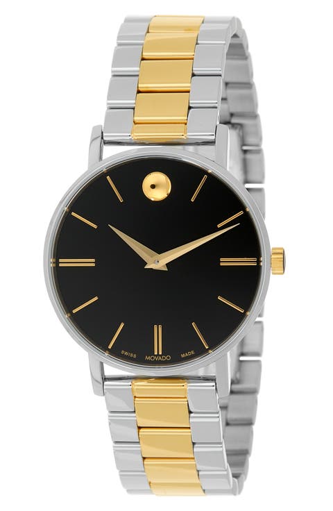 Corporate Classic Museum Dot Bracelet Watch, 32mm