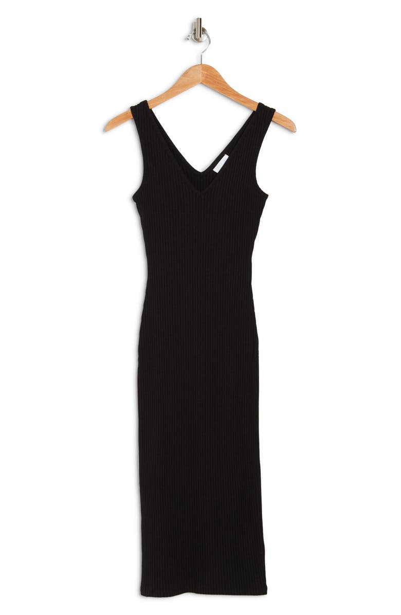 Abound V-Neck Sleeveless Ribbed Dress, Alternate, color, 