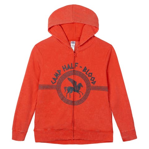 Percy Jackson and the Olympians Cosplay Fleece Zip-Up Hoodie