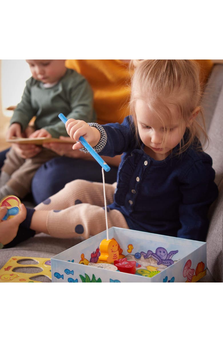 HABA My Very First Games - Here Fishy Fishy! Magnetic Fishing Game Ages 2+ Made in Germany Toddler Games, Learning Toys, Preschool Toys, Alternate, color, Multi