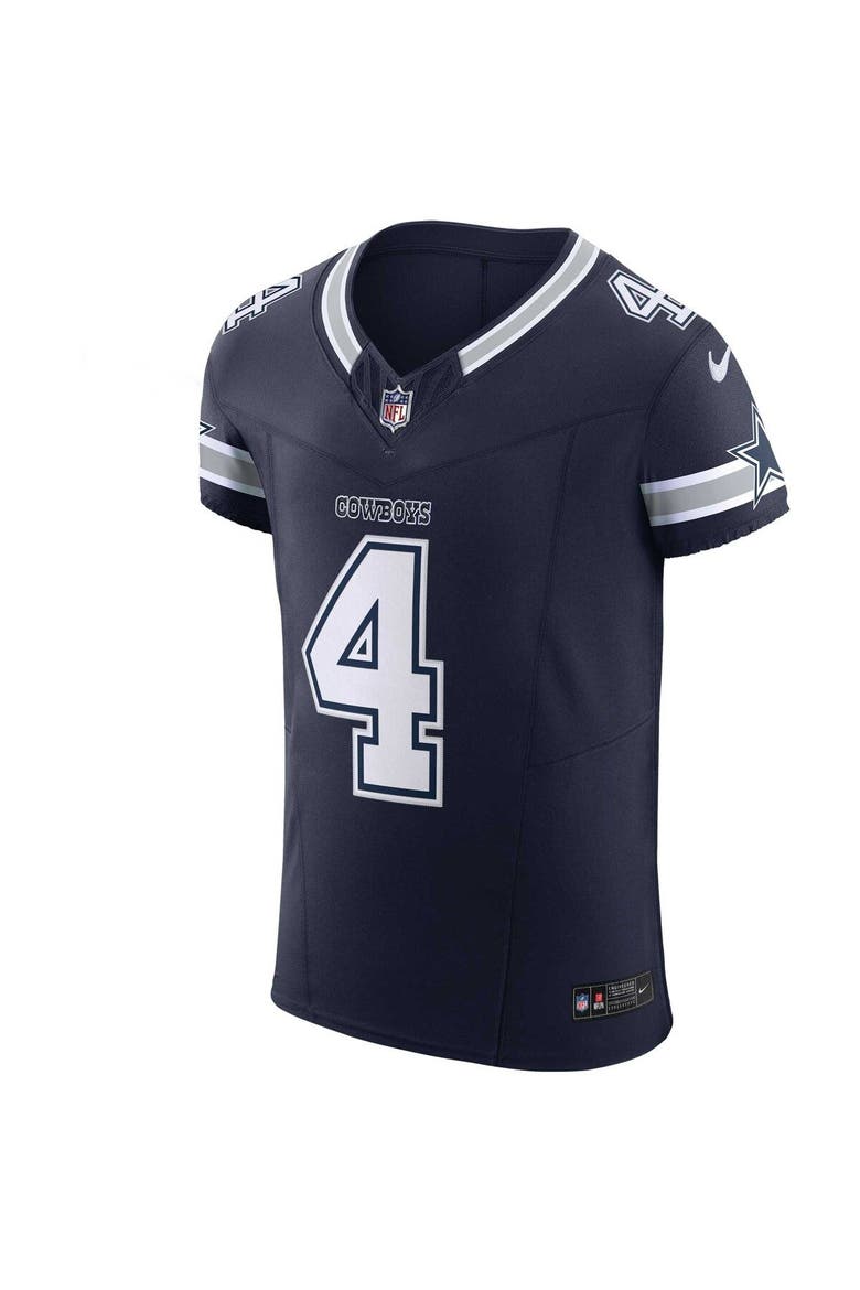 Men's Nike Dak Prescott Navy Dallas Cowboys Vapor F.U.S.E. Elite Jersey, Alternate, color, Navy