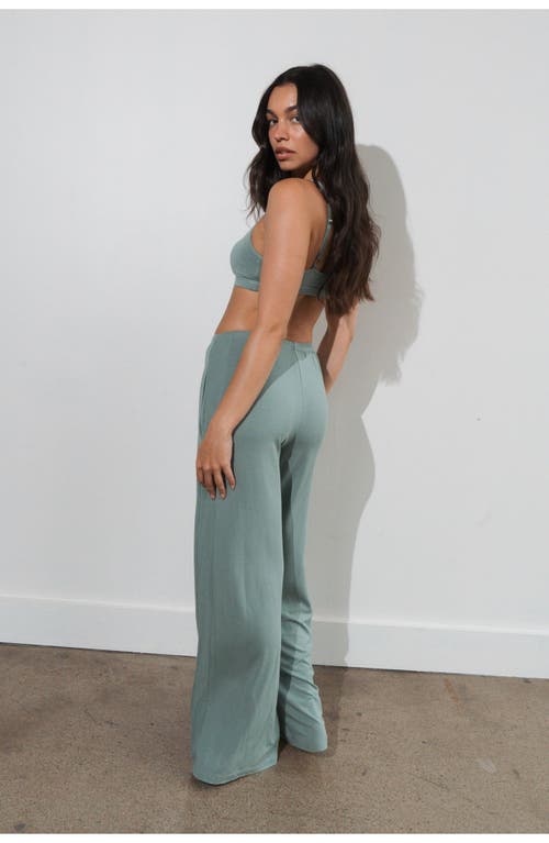 Vitality Vital Wide Leg Pant In Green