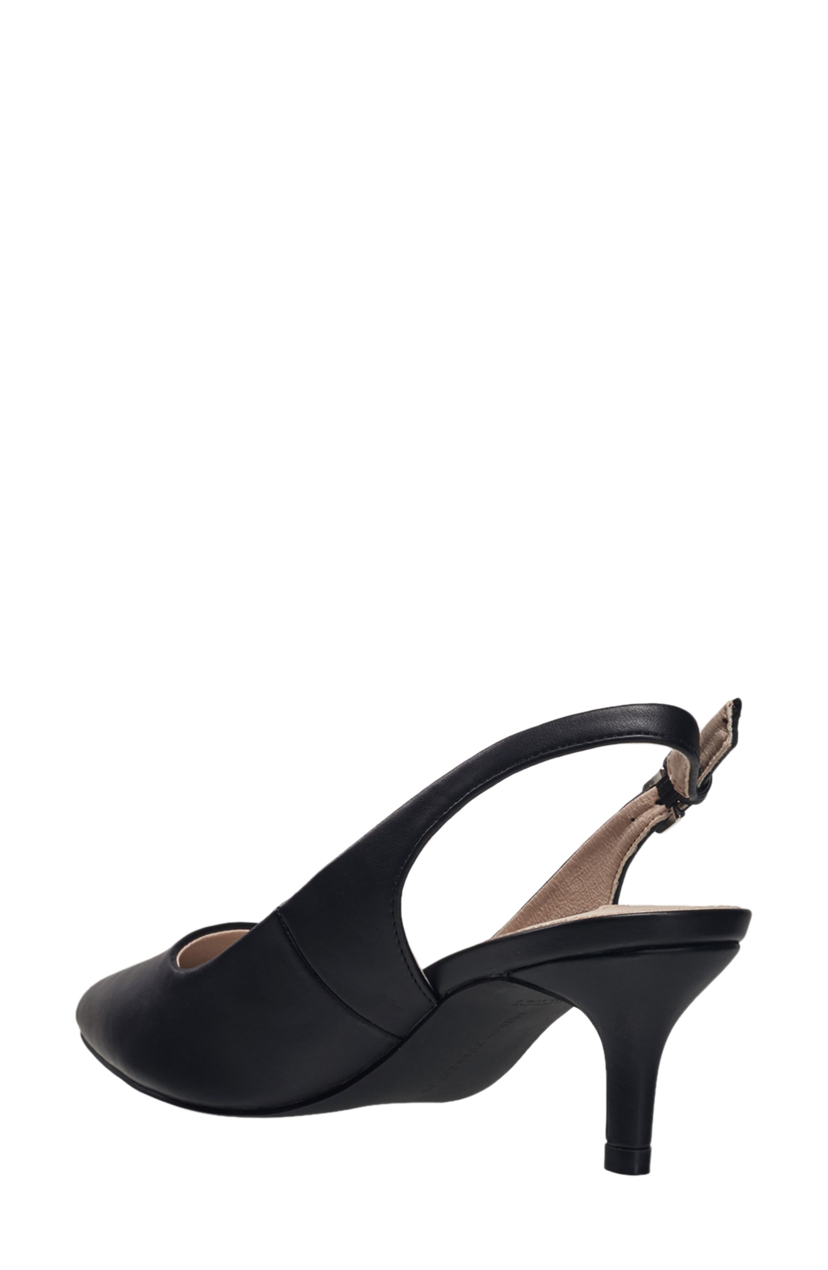 Quinn Slingback Pump, Alternate, color, BLACK