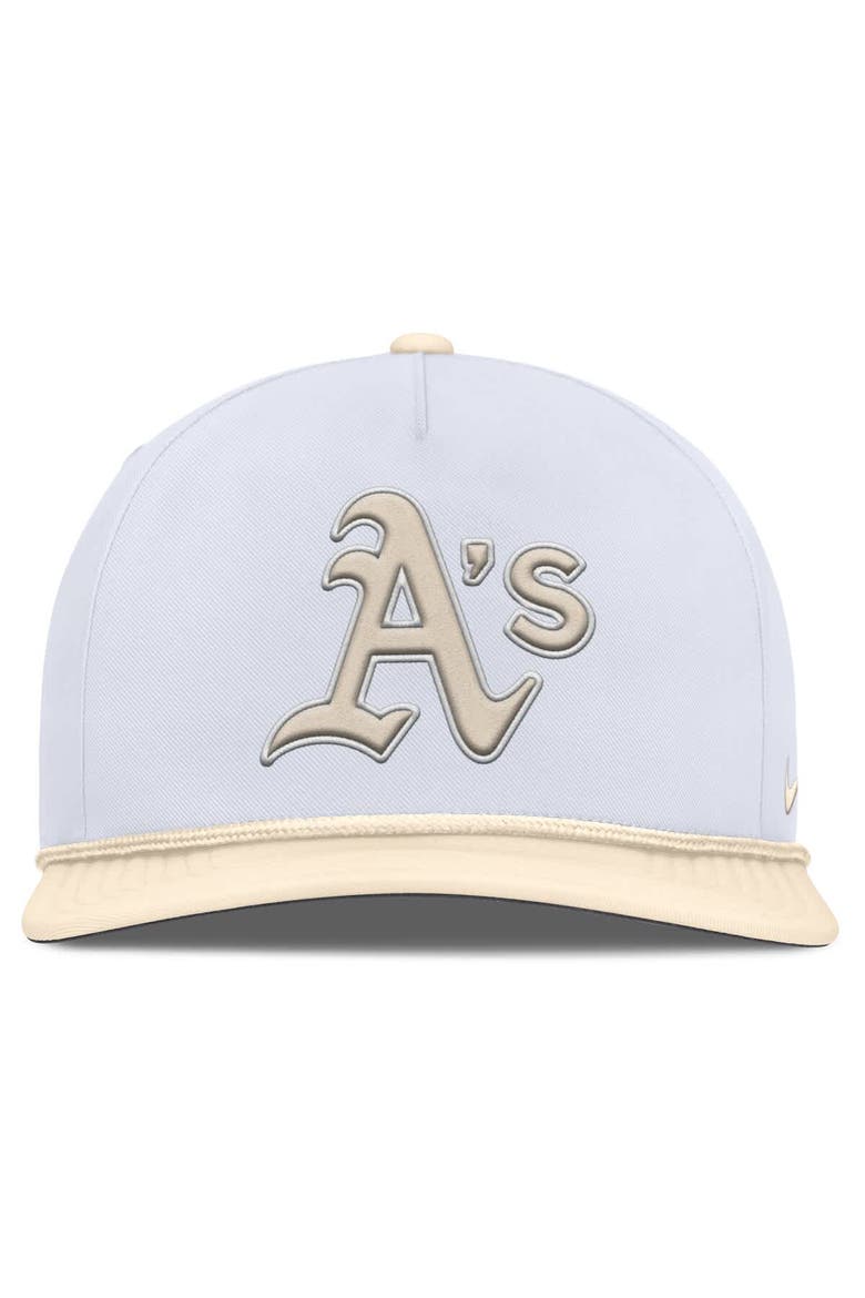 Men's Nike  White/Cream Athletics Pro Performance Snapback Hat, Alternate, color, White