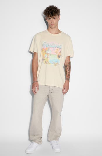 Paradise Biggie Dusty Desert Oversize Cotton Graphic T-Shirt