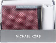 Michael Kors Rich Paisley Tie & Pocket Square Set