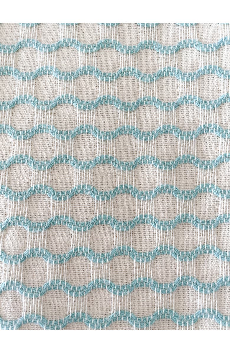 Anaya Beach Wave Turkish Cotton Beach Towel, Alternate, color, Bright Aqua