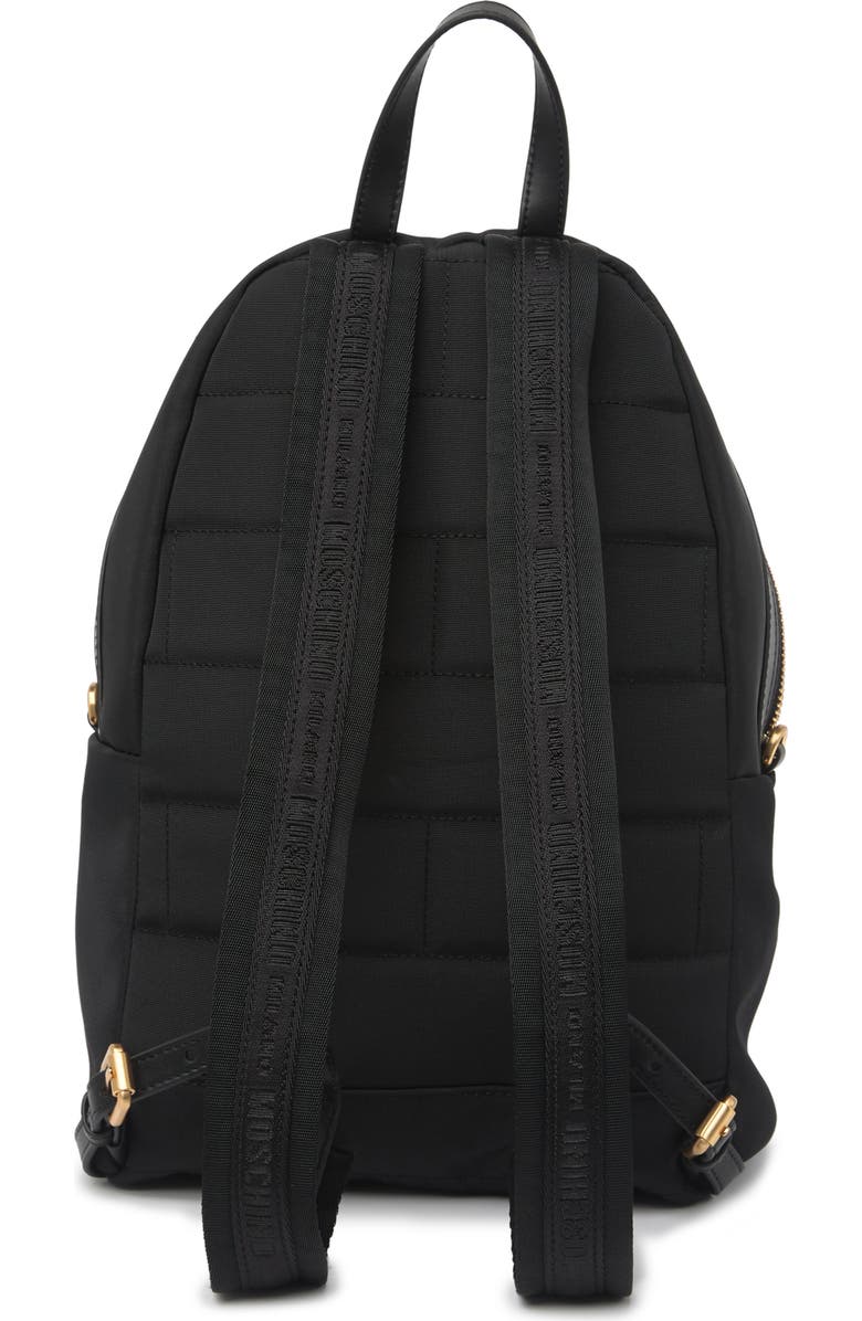 Moschino Logo Print Mini Backpack, Alternate, color,