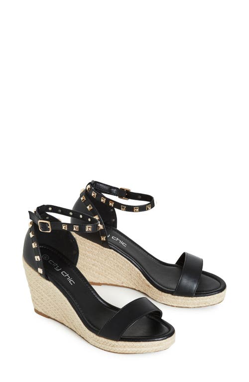 City Chic Electric Espadrille Wedge Sandal