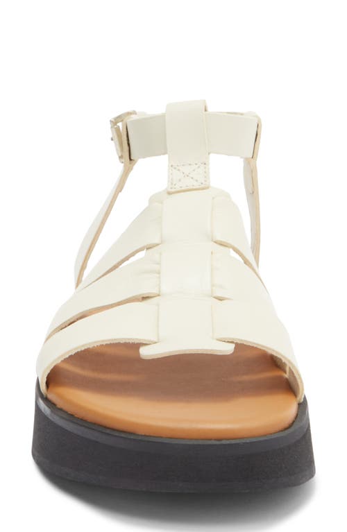 & Other Stories Ankle Strap Flatform Sandal In White